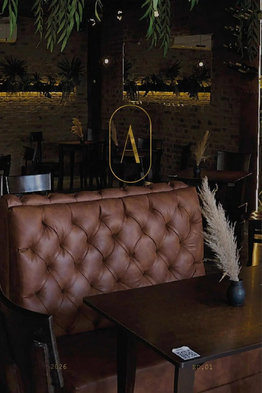 Salón de AMAUZ con el sello A dorado